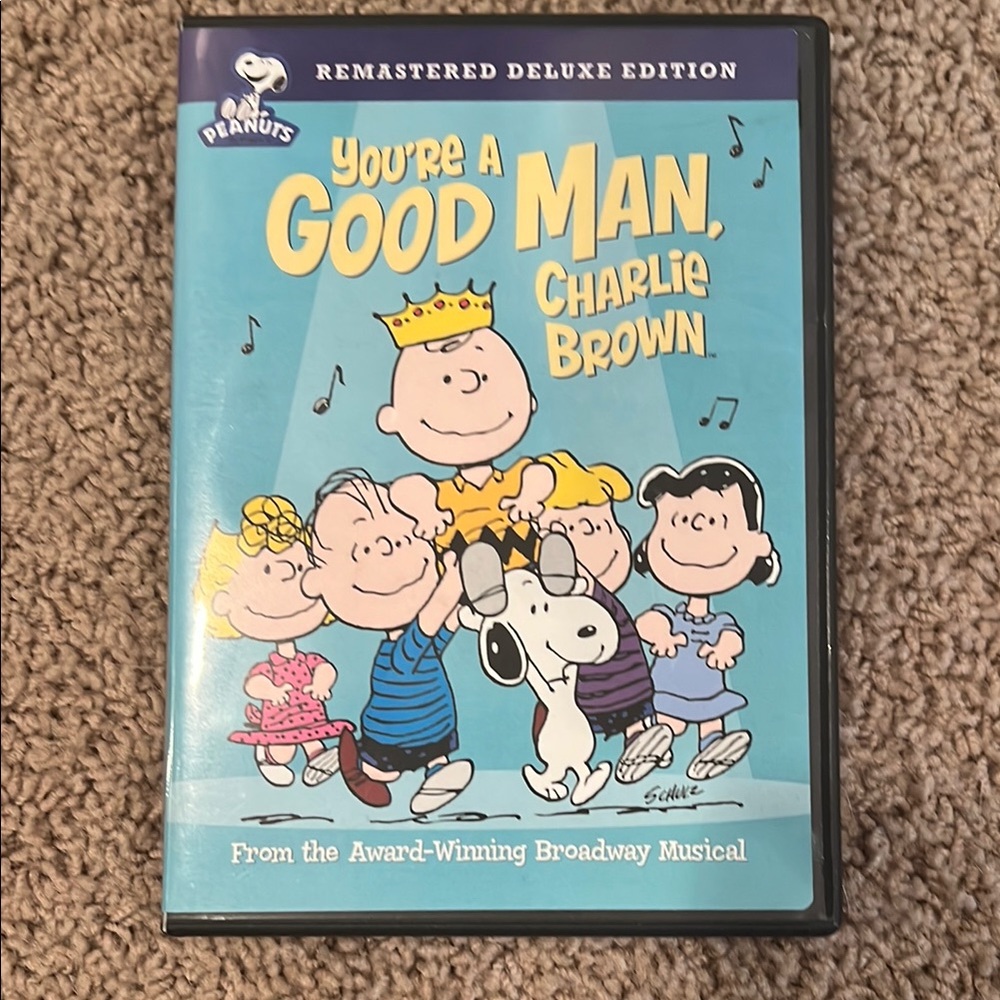 Peanuts You're a Good Man Charlie Brown DVD Movie